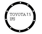 TOYOTA 7.5